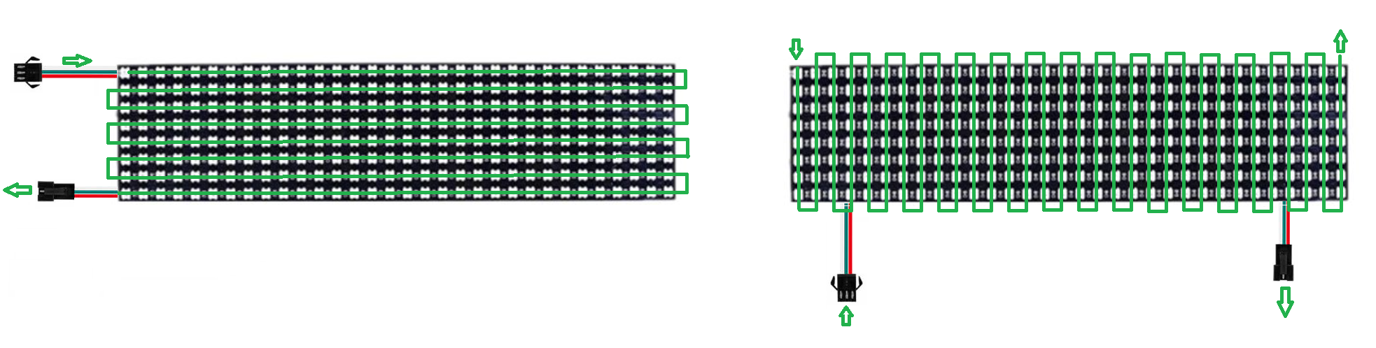 LED Matrix 2 Varianten